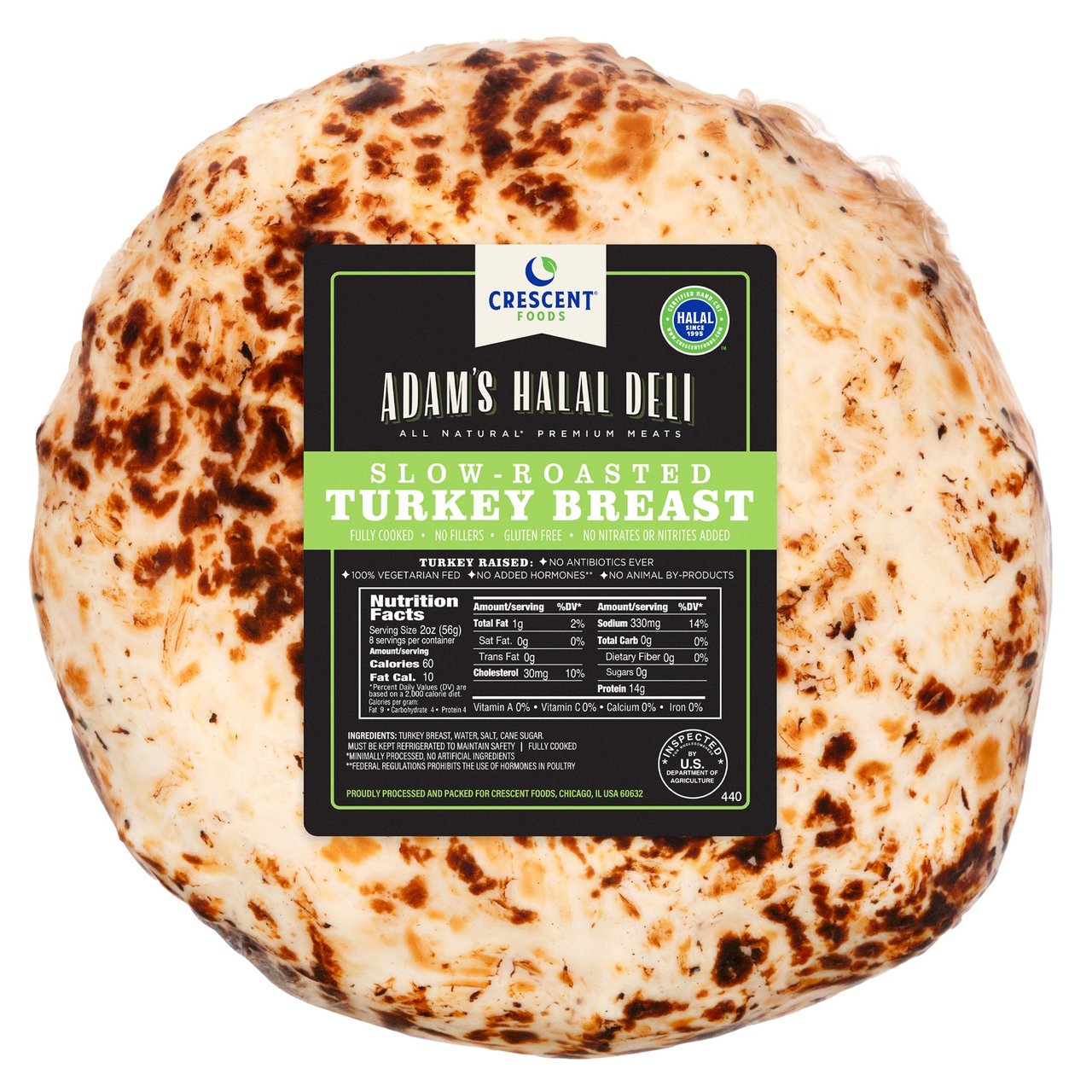 Halal Turkey Breast Slow Roasted Per Lb