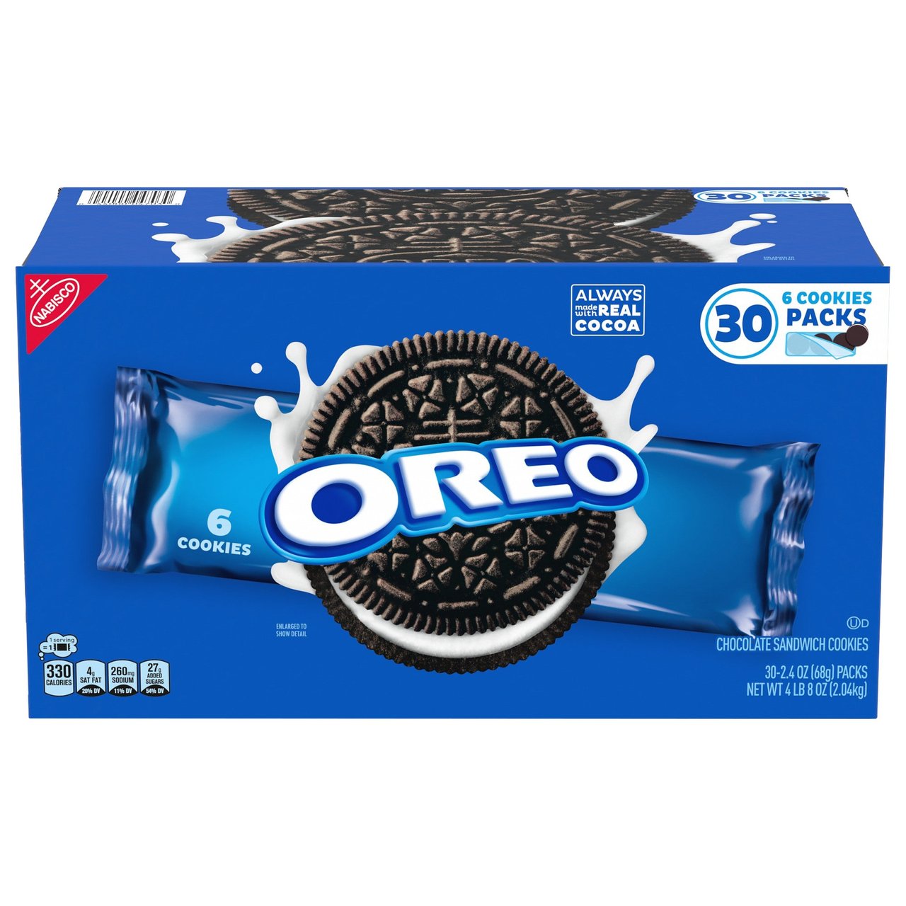 Nabisco Oreo Sandwich Cookies 30 ct/2.4 oz - Image 1