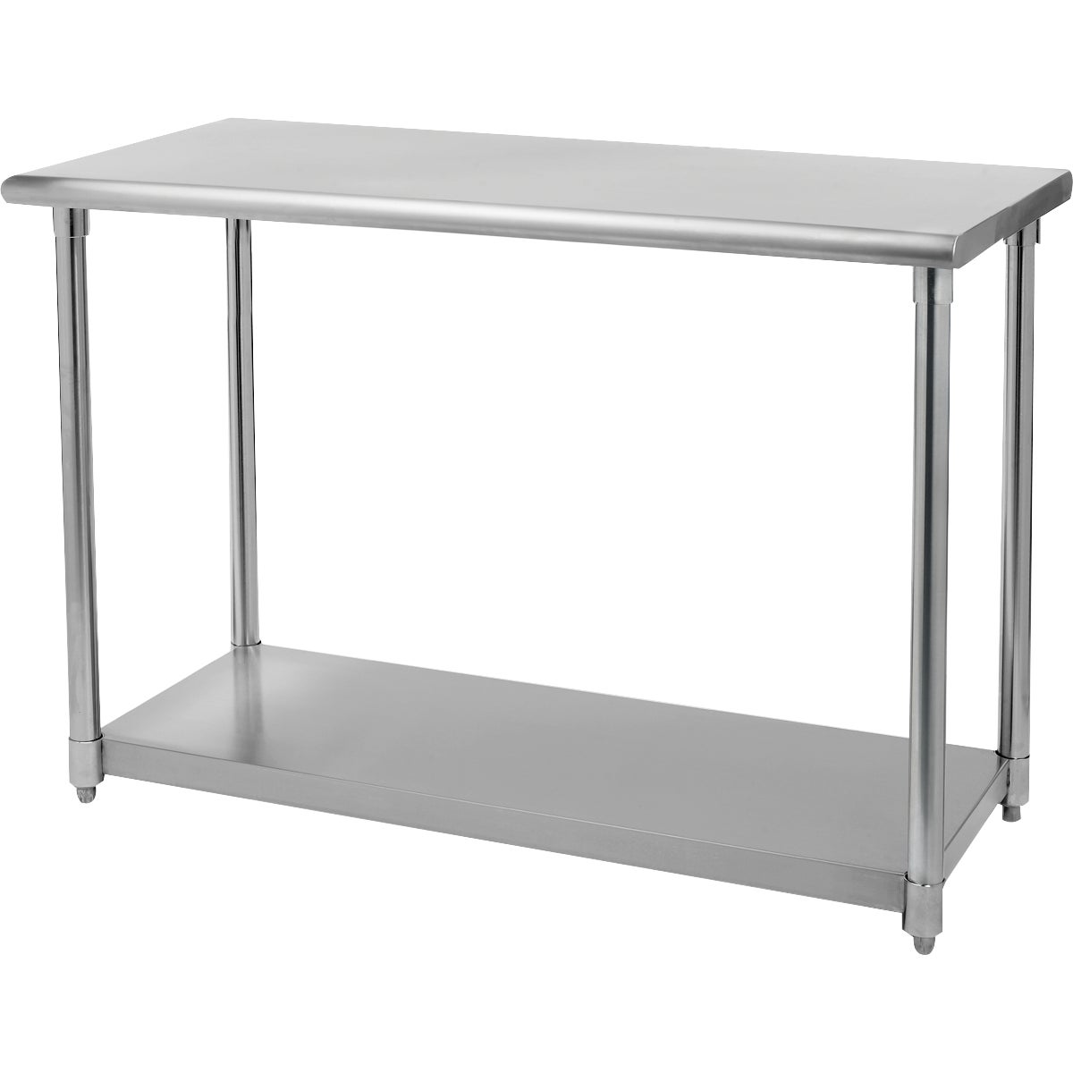 TRINITY Prep Table with Shelf Stainless Steel 48" x 24" x 34" - Image 1