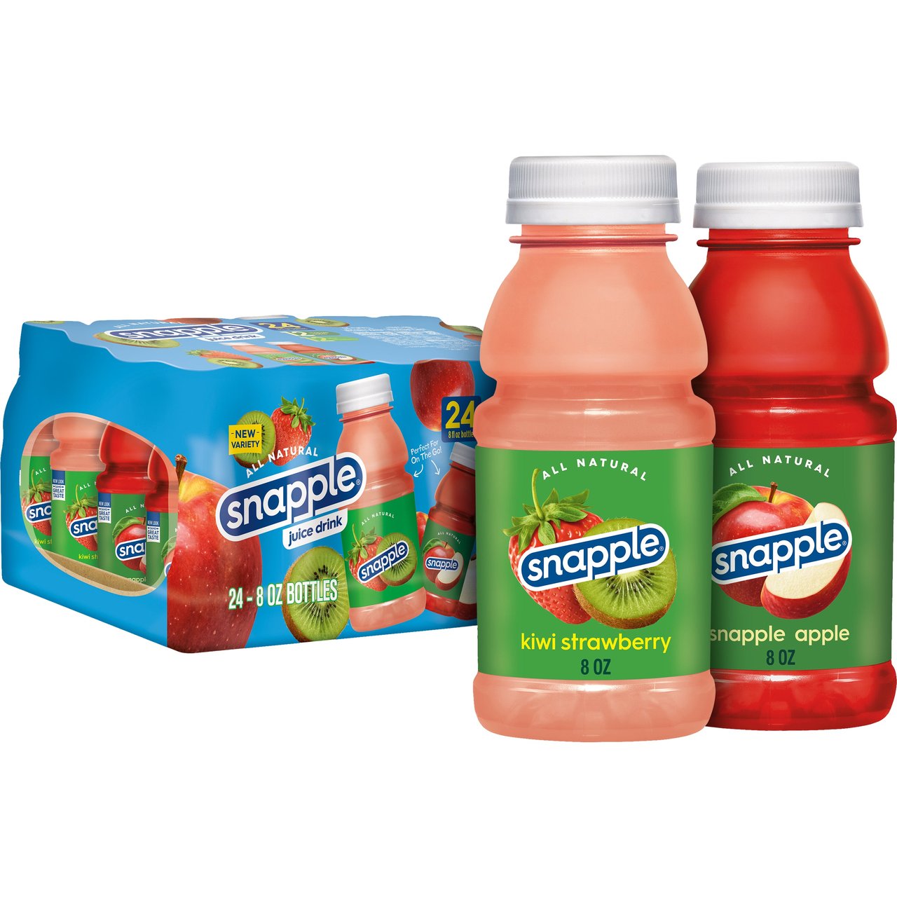 Snapple Juice Drink Fun Size Variety Pack, 8 fl oz, 24 Count - Image 1
