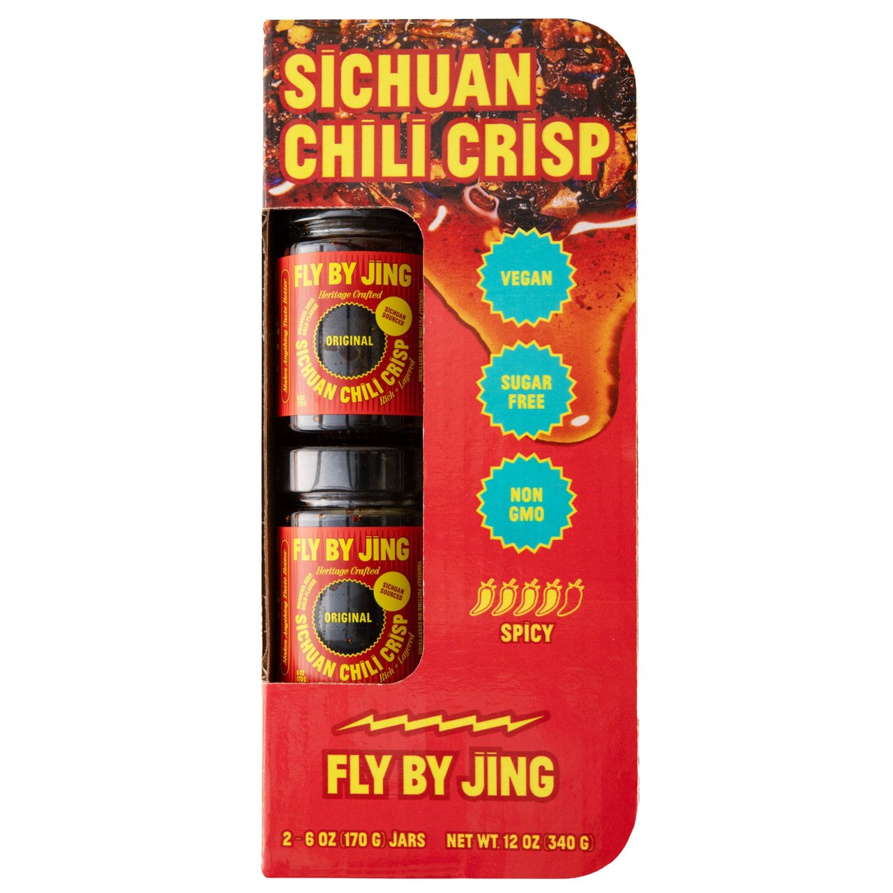 FLY BY JING SICHUAN CHILI CRISP 2/6OZ - Image 1