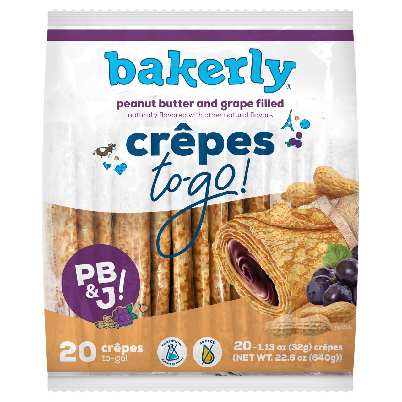 La Boulangère PB&J Crêpes, 20 CT / 22.6 oz - Image 1
