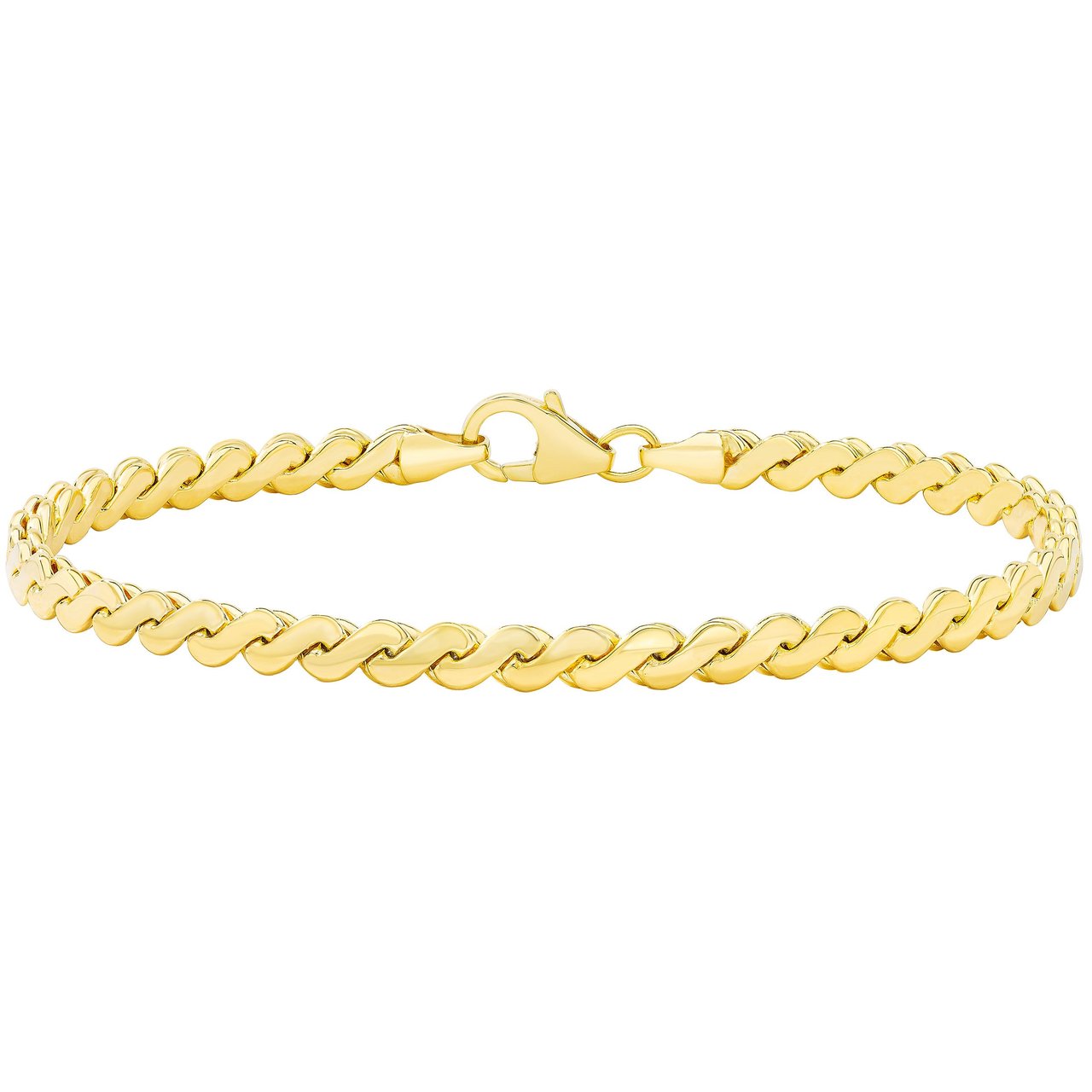 14kt Yellow Gold 7.5" Serpentine Bracelet - Image 1