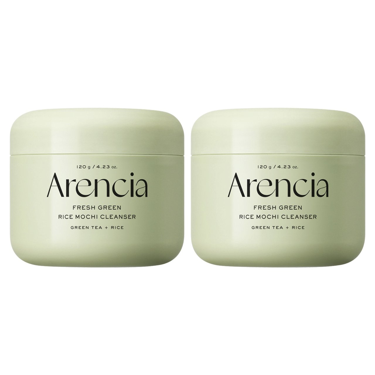 Arencia Fresh Green Rice Mochi Cleanser, 2-Pack (4.23 oz each) - Image 1