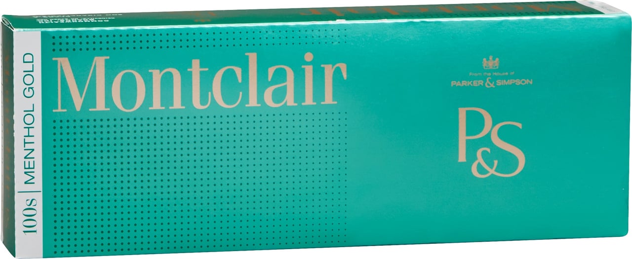 Montclair Menthol Gold 100 Box (#495230)