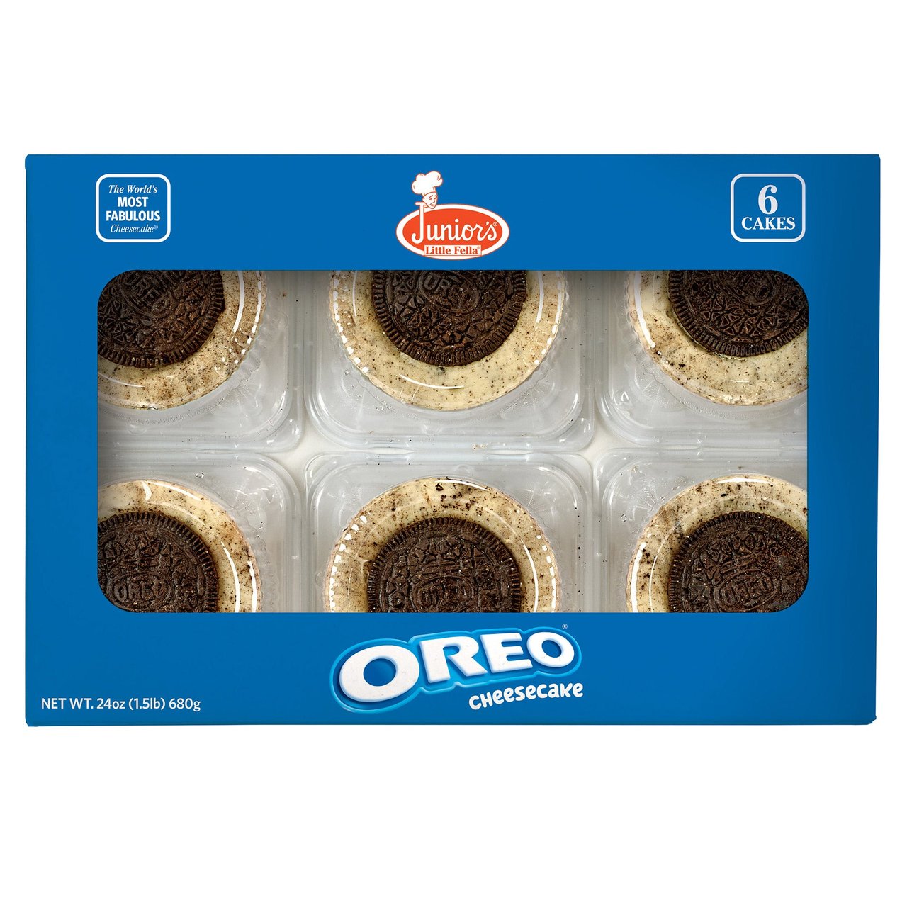 Junior's Oreo Cheesecakes 24 Ounce Package