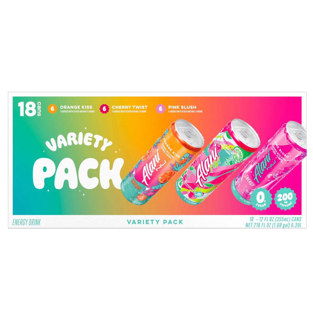 Alani Nu Energy Drink Variety Pack, 18/12 fl oz - Image 1
