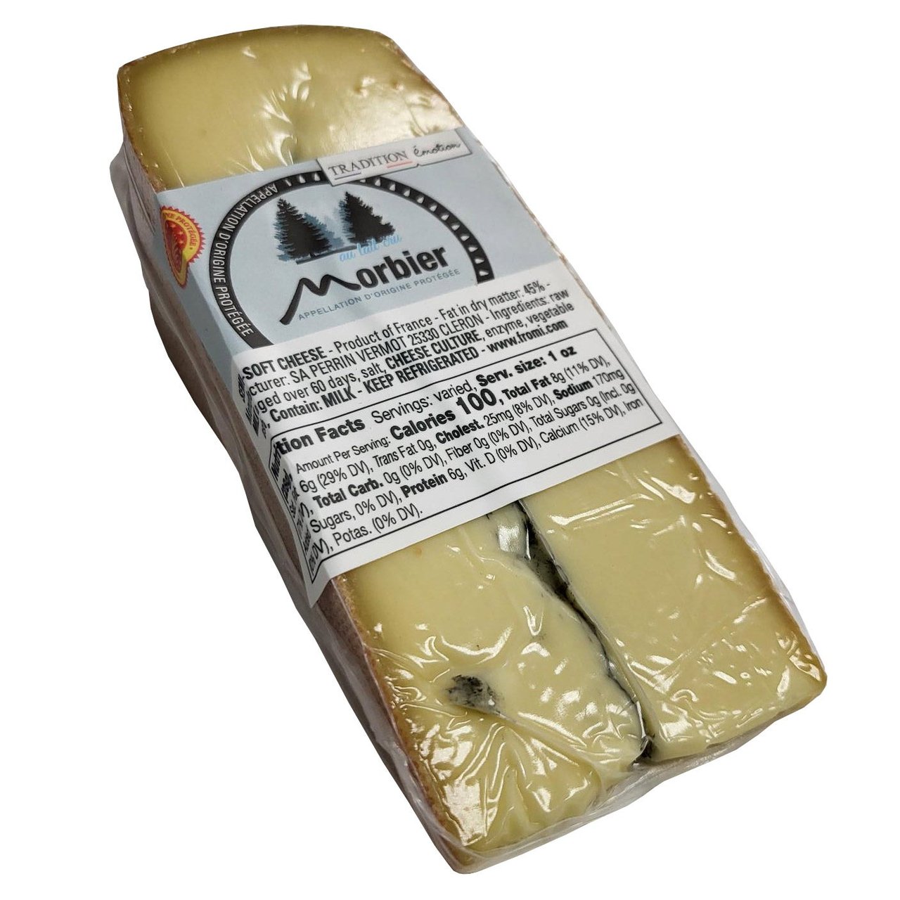 Morbier Cheese Imported from France, Price Per Pound