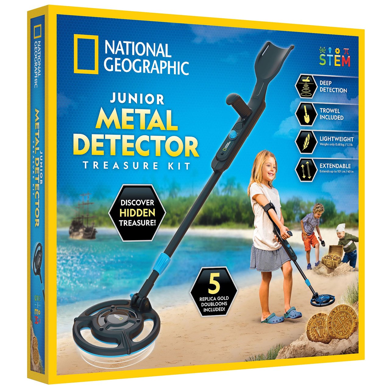 National Geographic Metal Detector Junior Treasure Kit - Image 1