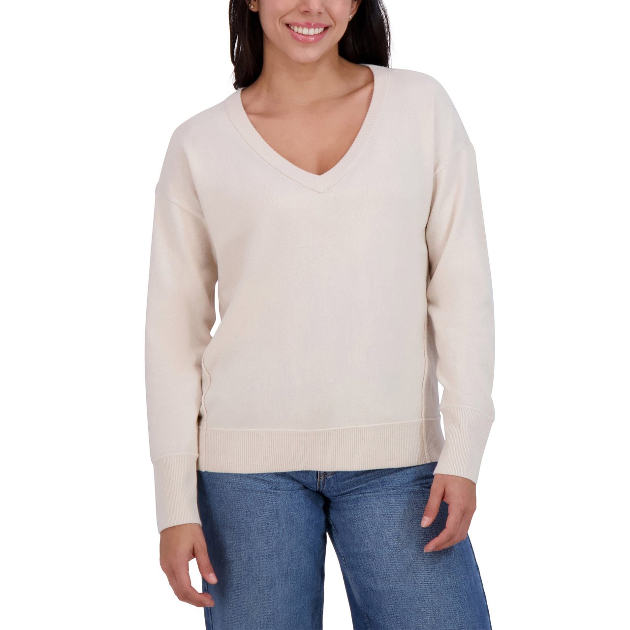 Lucky Brand Women's V-Neck Sweater - Image 1