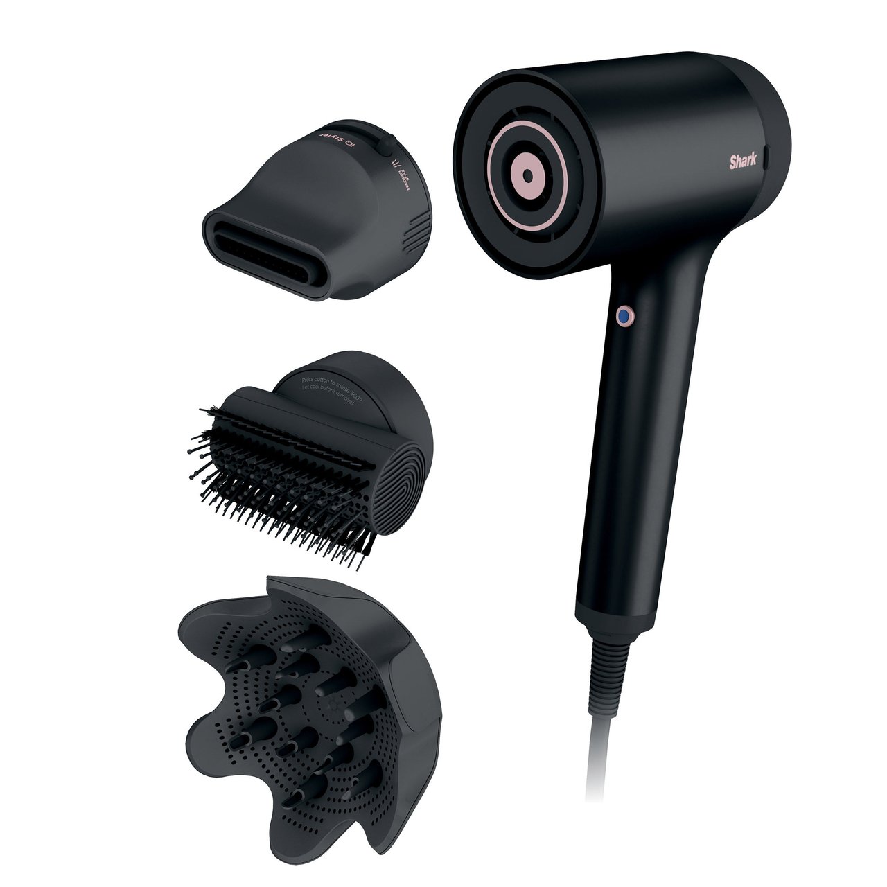 Shark HyperAir Hair Dryer Black HD125CO - Image 1