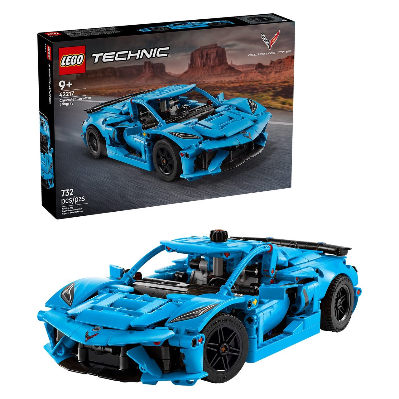 LEGO Technic Chevrolet Corvette Stingray Yellow