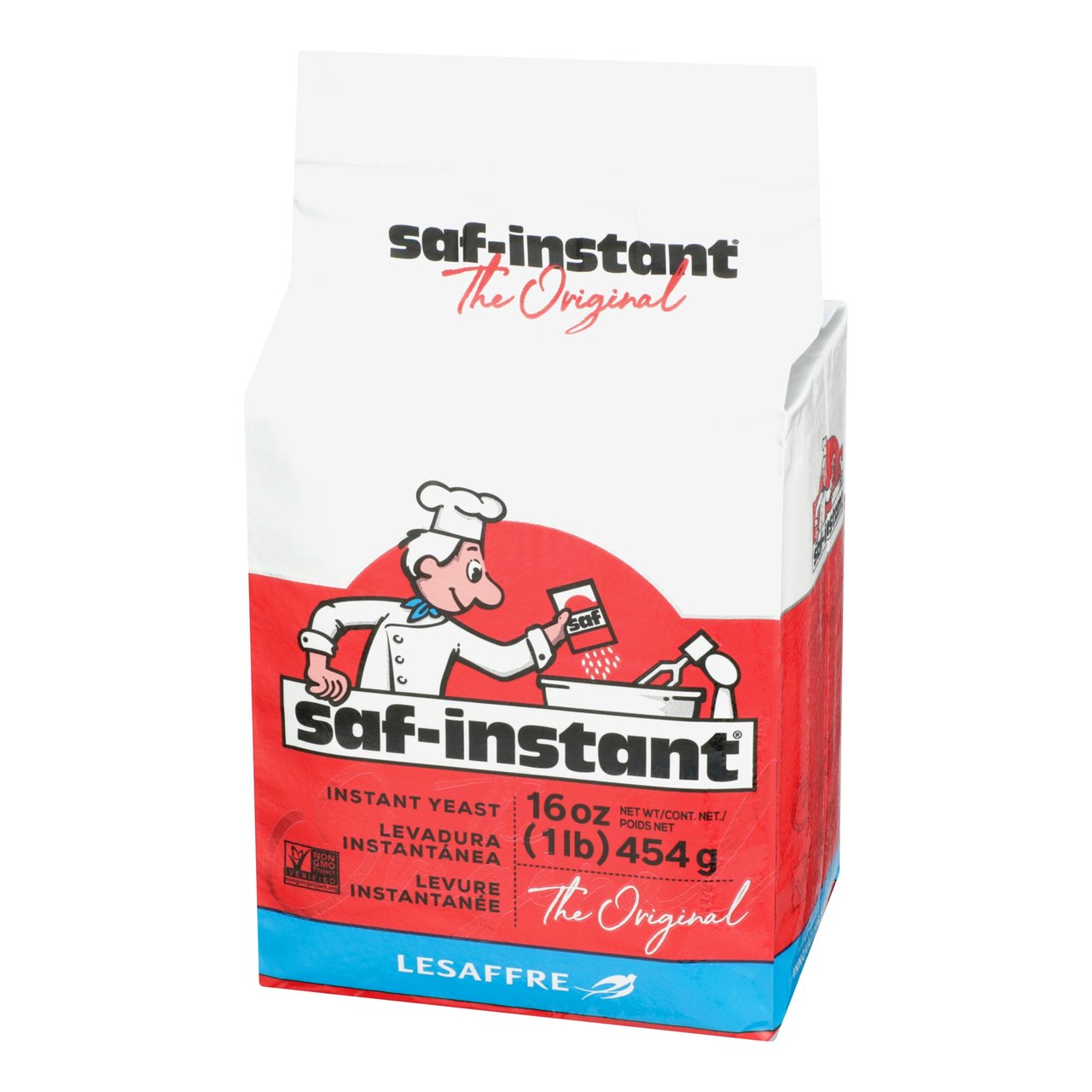SAF Instant Red Label Yeast, 1 lb - Image 1
