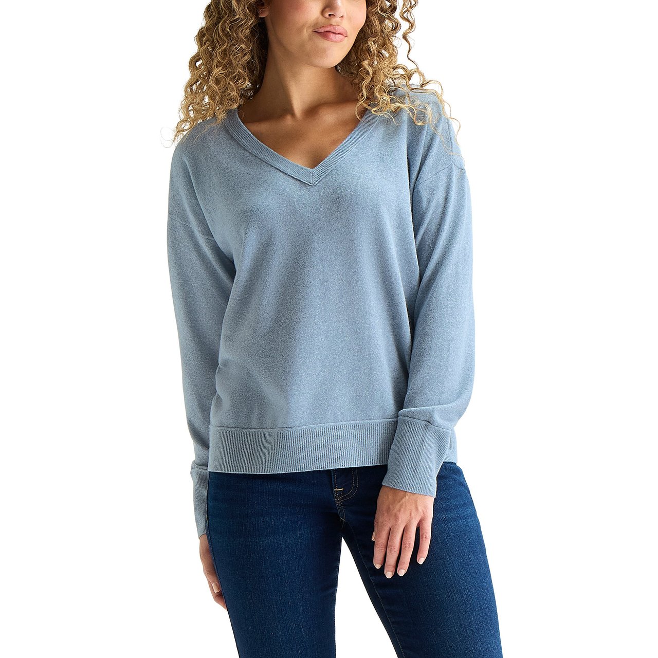Lucky Brand Women's V-Neck Sweater - Image 1