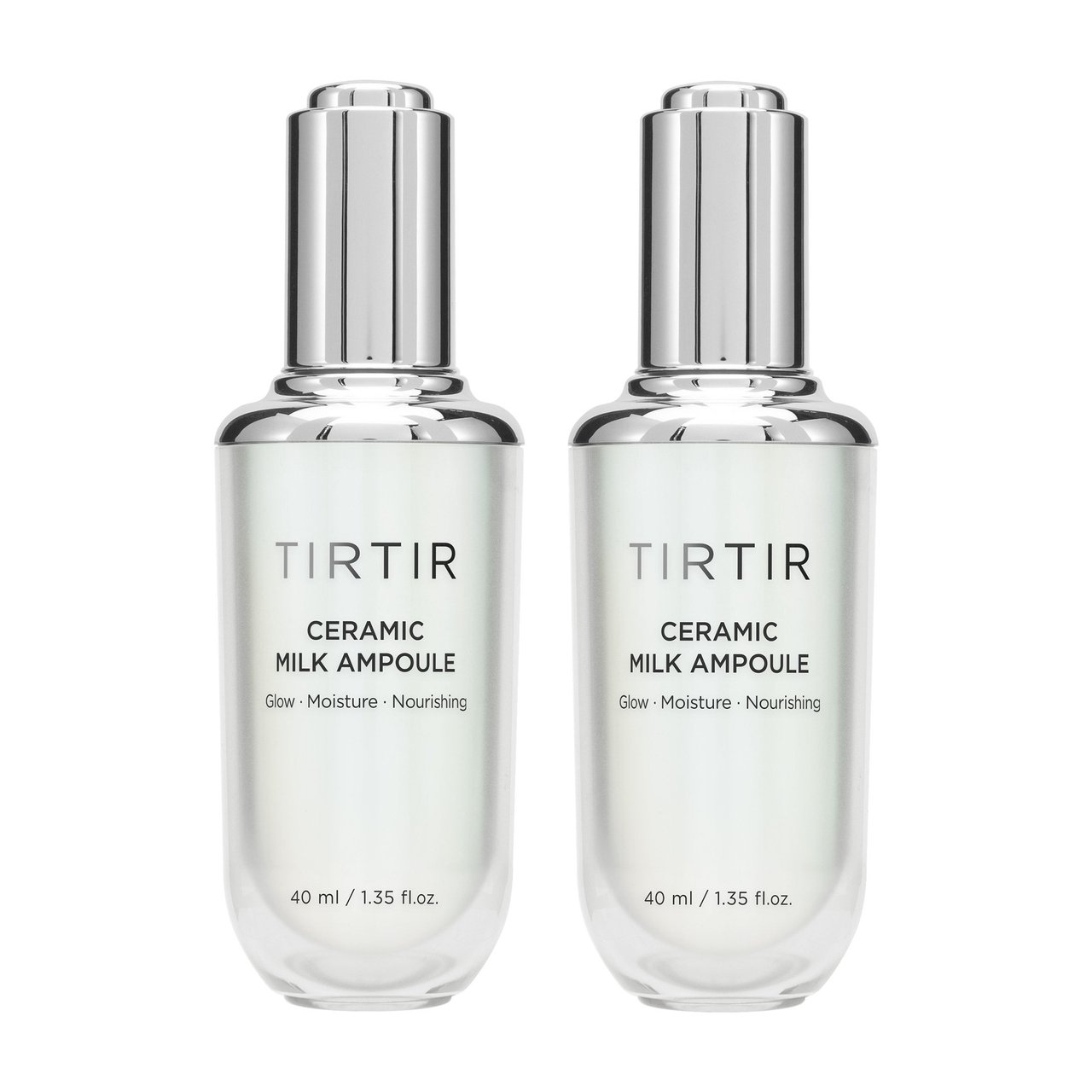 TIRTIR Ceramic Milk Ampoule 2-Pack - 1.35 fl oz - Image 1