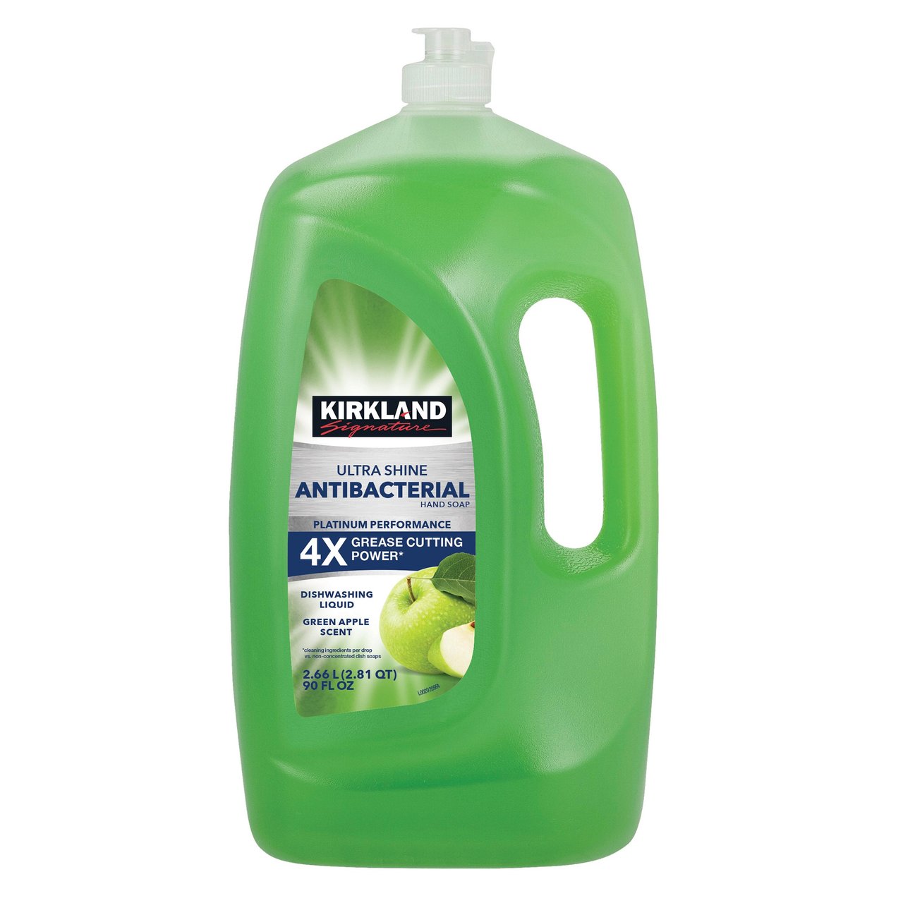 Kirkland Signature Antibacterial Green Apple Scent Hand & Dish Soap 90 fl oz