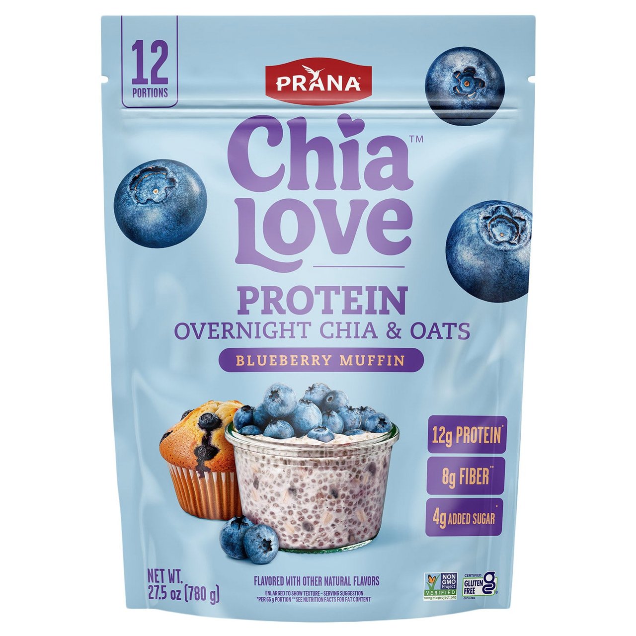 PRANA PROTEIN OVERNIGHT OAT 27.5 OZ - Image 1