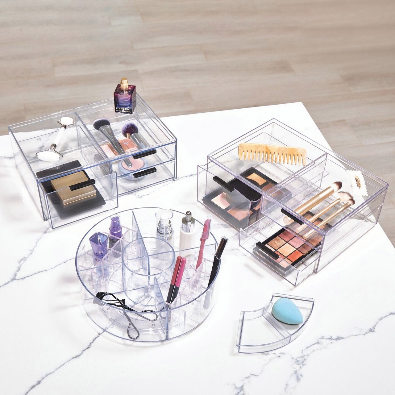 iDesign Cosmetic Organizer 3-Piece Set - Image 1
