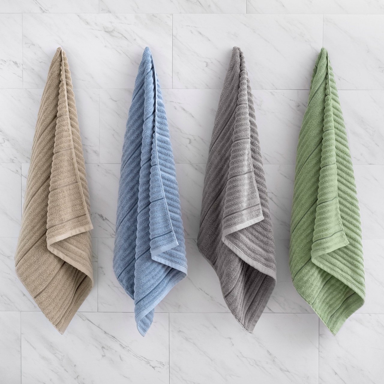 Welspun Bumpy Rib Bath Towel, Assorted Colors - Image 1