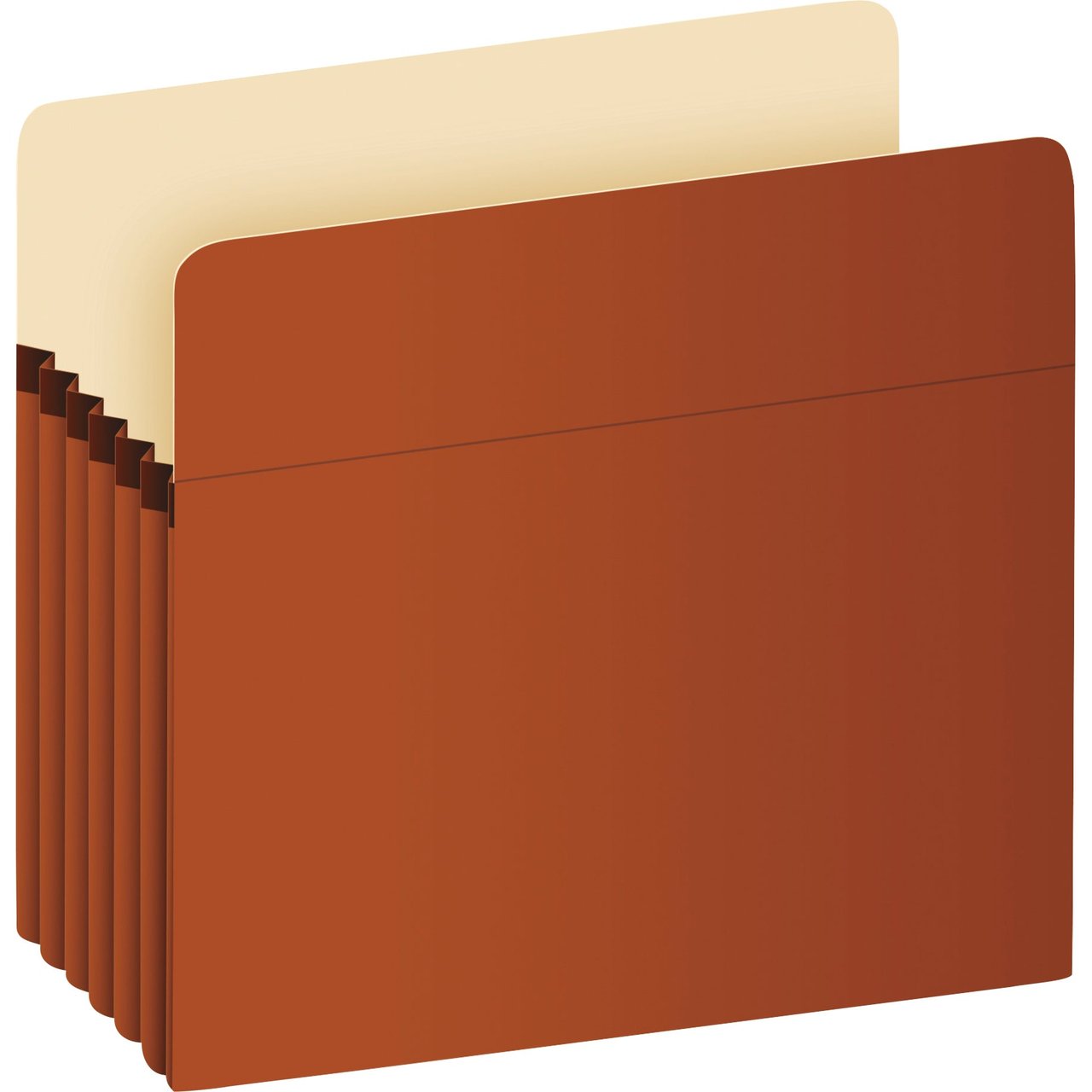 Pendaflex 5.25" File Pocket, Brown, Letter Size, 12-Count (PFXS34GKT)