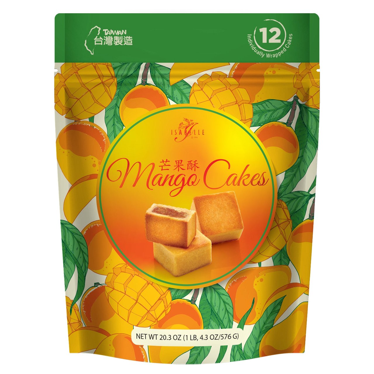 Isabelle Mango Cakes 20.3 Ounces - Image 1