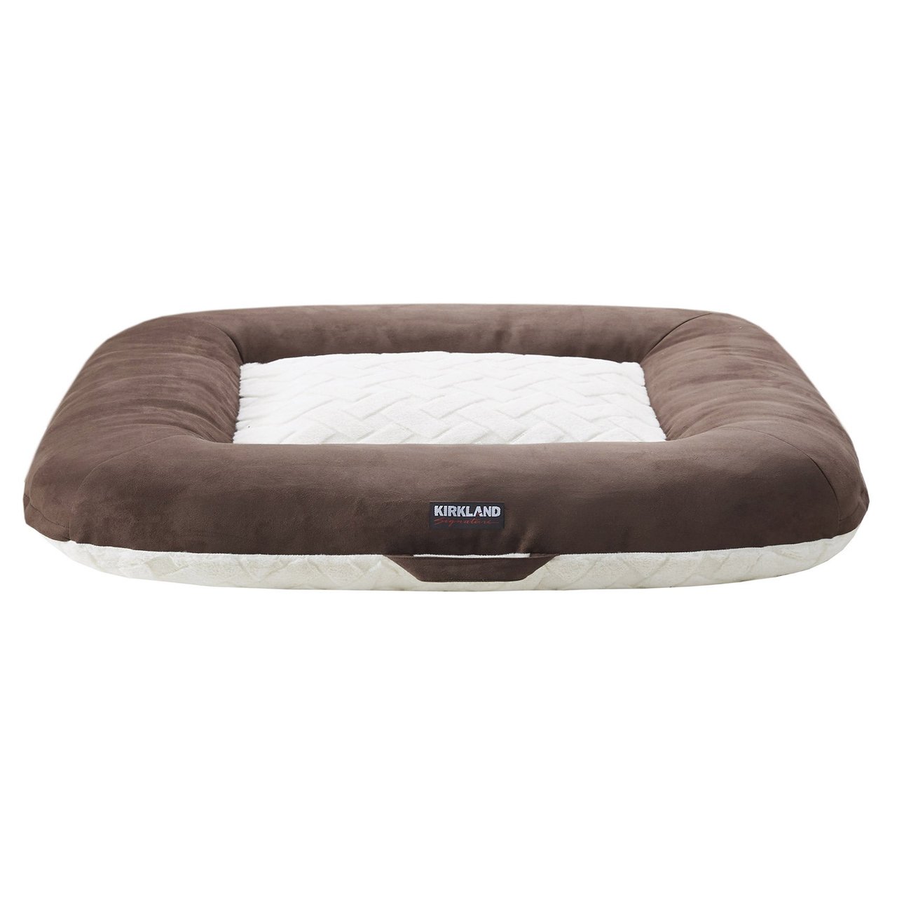 Kirkland Signature Square Plush Tufted Napper Pet Bed, 40" x 40"