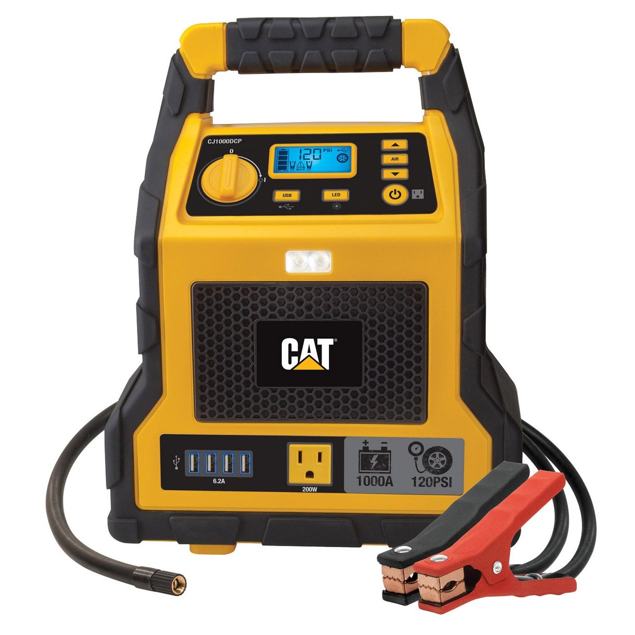 CAT 1000 Peak Amp Digital Jump Starter with Air Compressor and Power Station - Image 1
