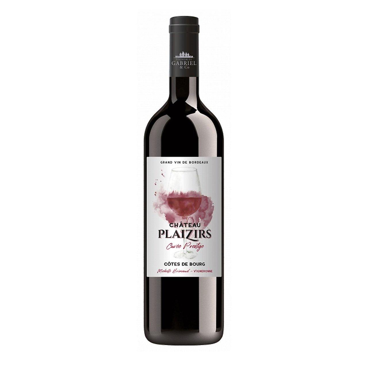 Château Plaizirs Cuvée Prestige Red Blend Bordeaux, France 750ML - Image 1