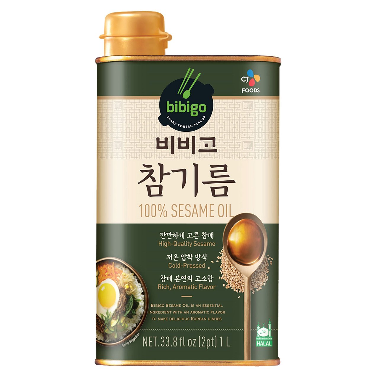 Bibigo Sesame Oil 33.8 Ounces - Image 1