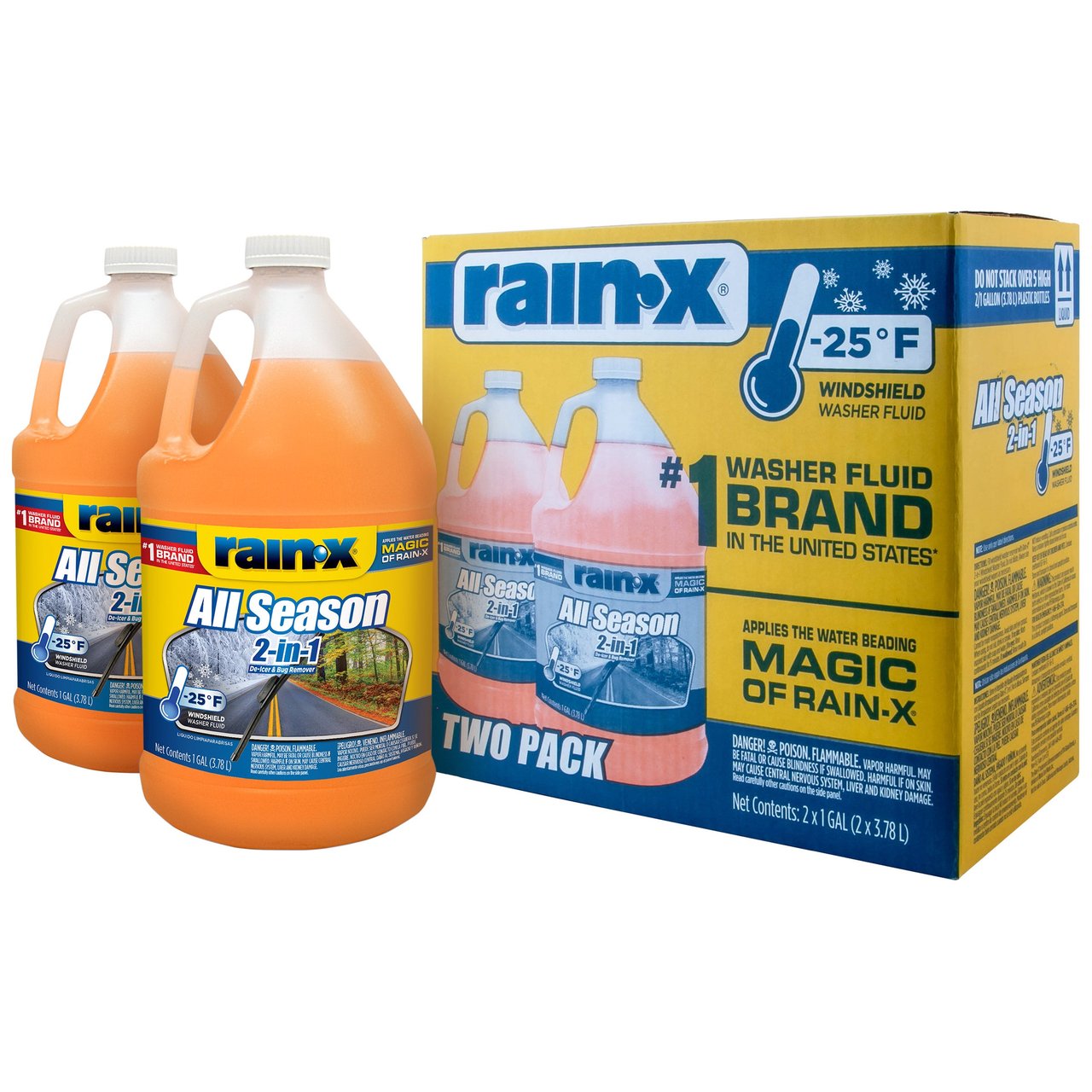 Rain-X Windshield Wash Fluid 2 / 1 Gallon