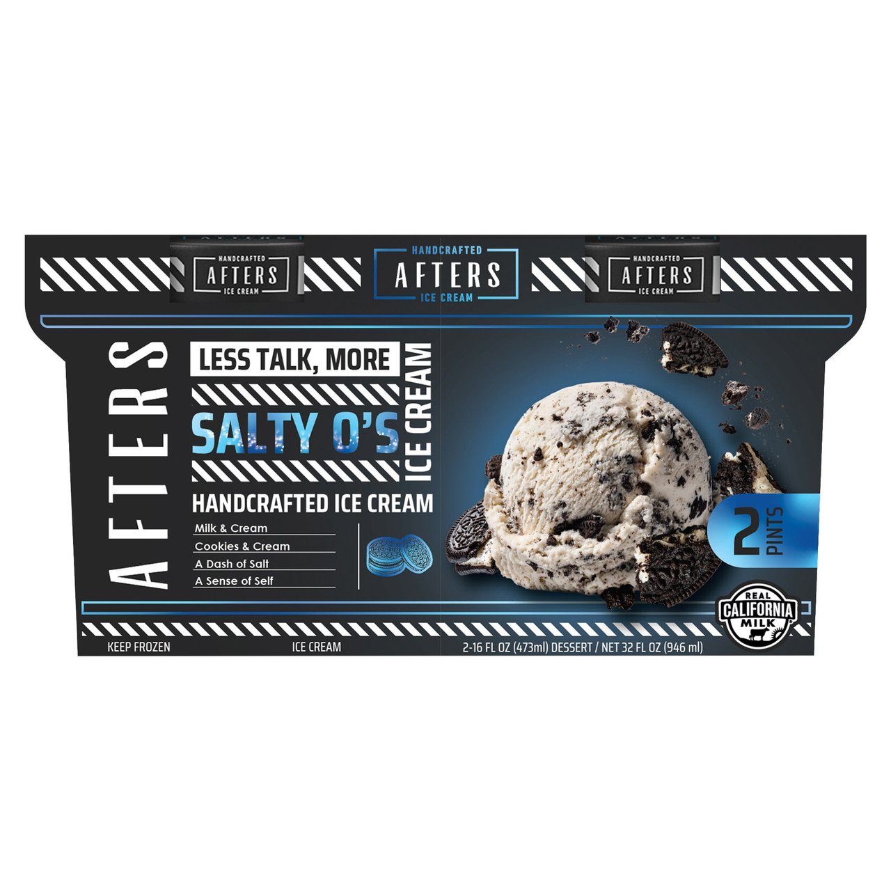 Afters Ice Cream Salty O's Pints 2/16 oz - Image 1