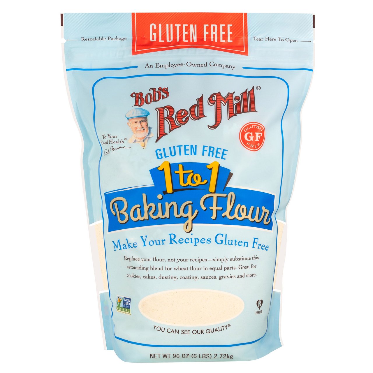 Bob's Red Mill Gluten Free 1 to 1 Baking Flour 6 lbs - Image 1