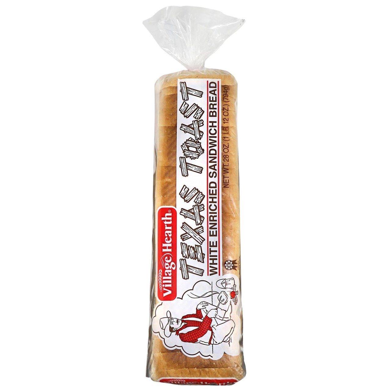 Village Hearth Texas Toast White Enriched Sandwich Bread, 28 oz - Image 1