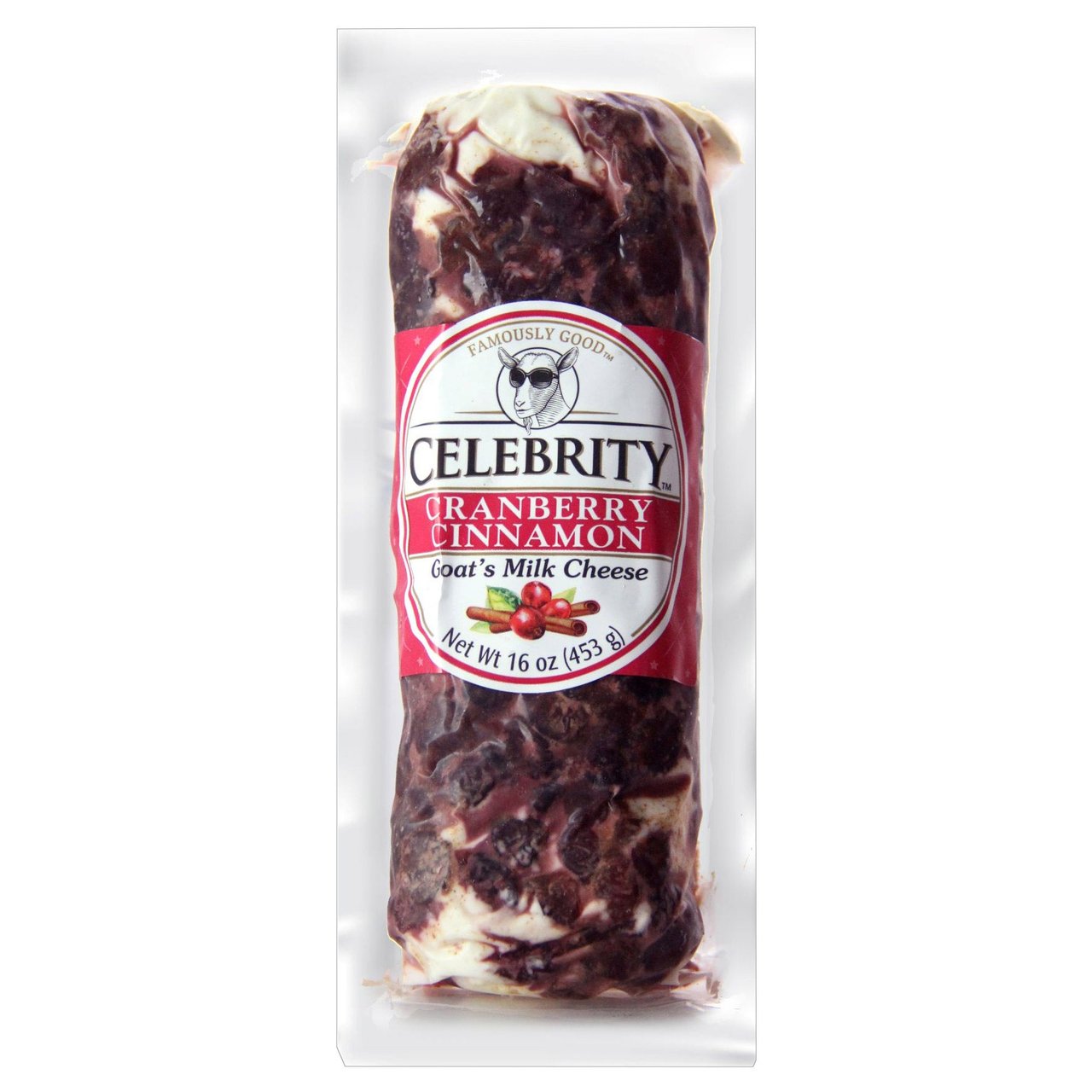Celebrity Cranberry Goat Cheese 16 oz (1 lb) - Image 1