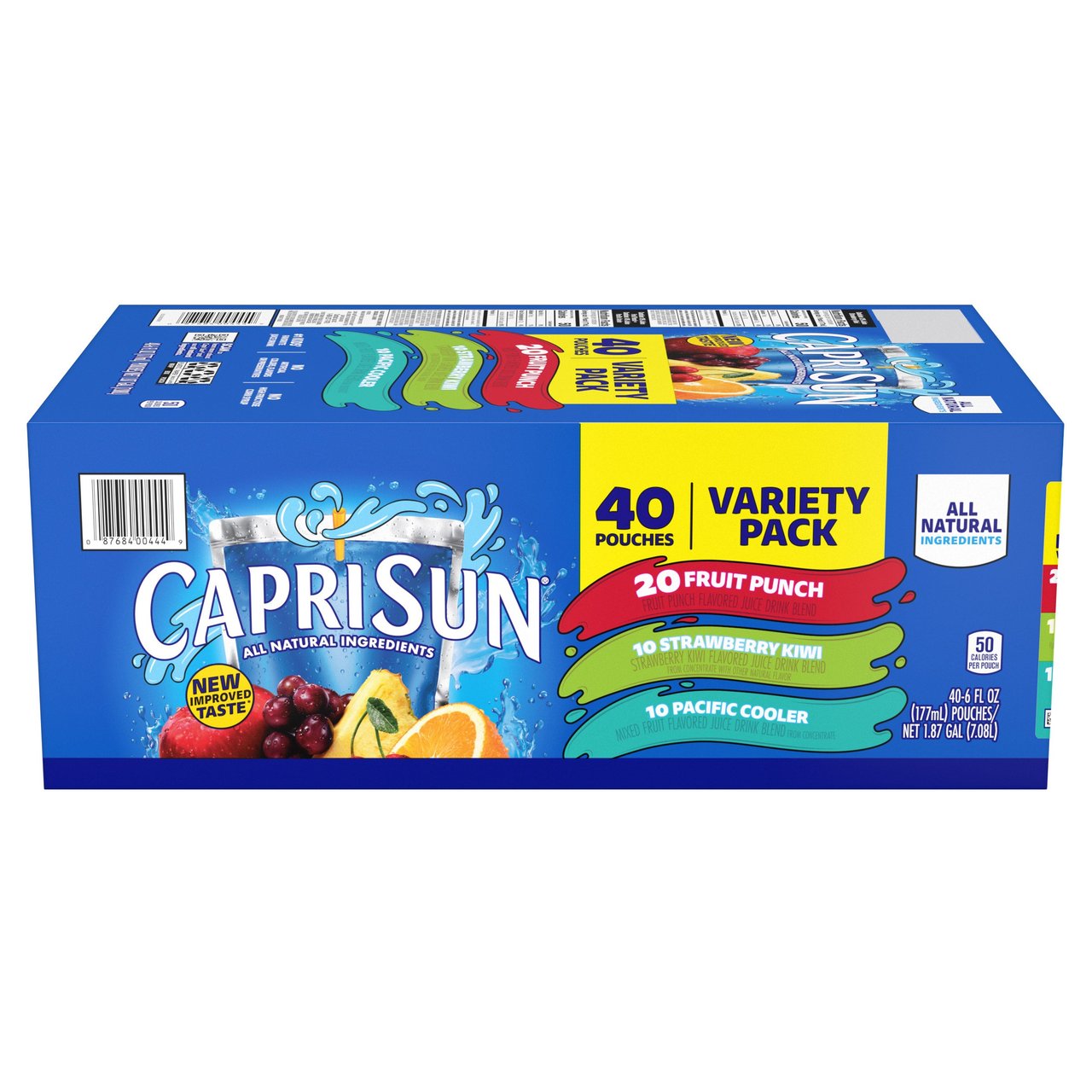 Capri Sun Flavored Juice Drink Blend, Variety Pack, 40/6 oz - Image 1