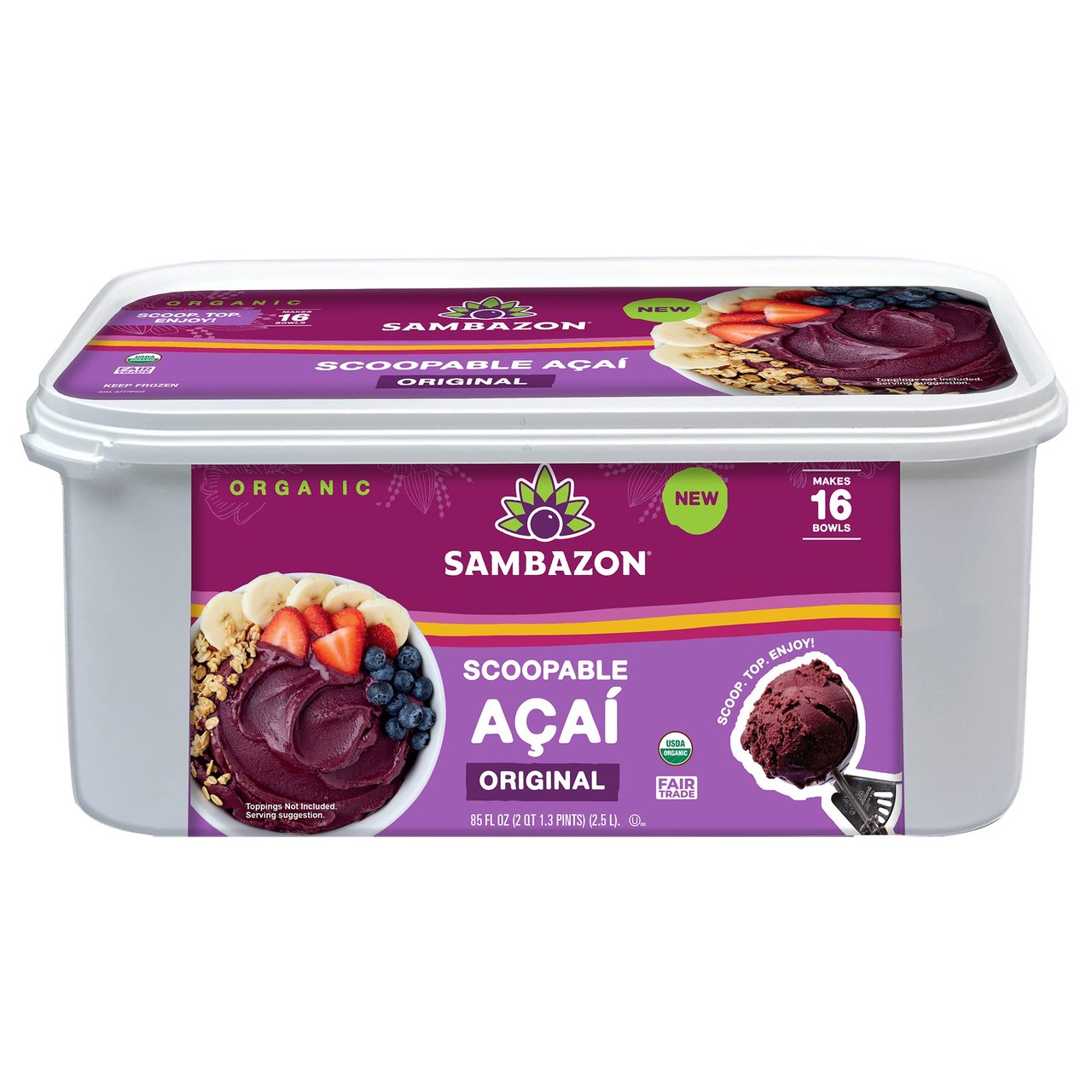 Sambazon Açaí Original Puree, 85 fl oz - Image 1