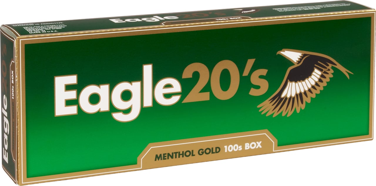 Eagle 20's Menthol Gold 100's
