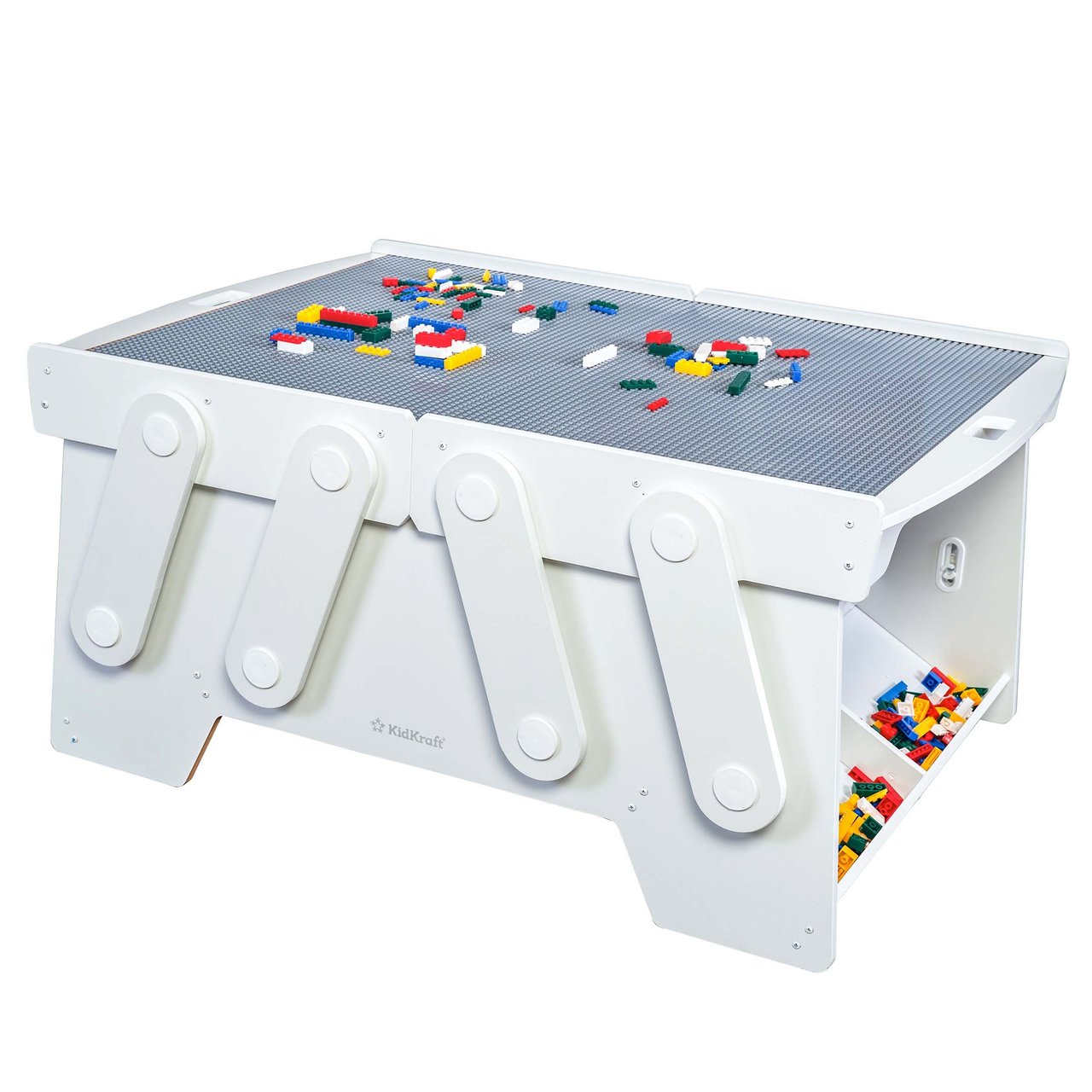 KidKraft Building Bricks Play N Store Mega Table - Image 1