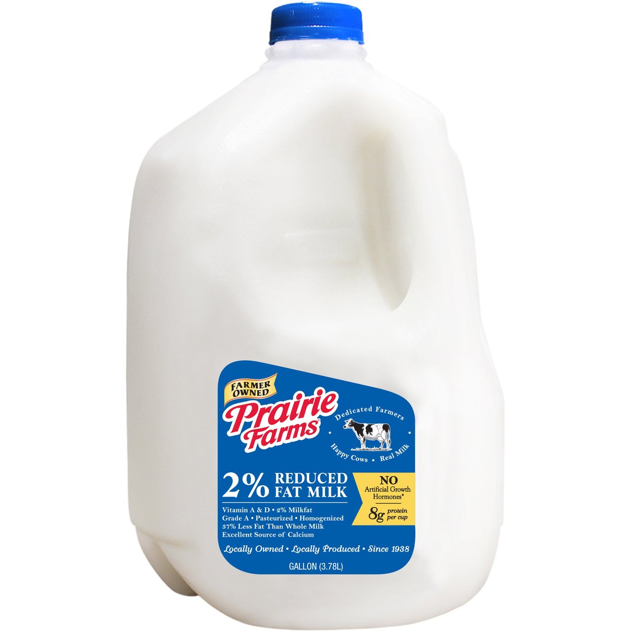 Prairie Farms 2% Reduced Fat Milk, One Gallon