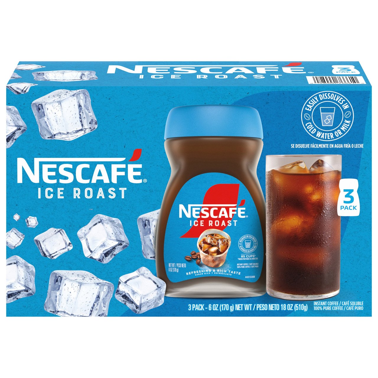 Nescafé Ice Roast Instant Coffee 3/6 oz - Image 1