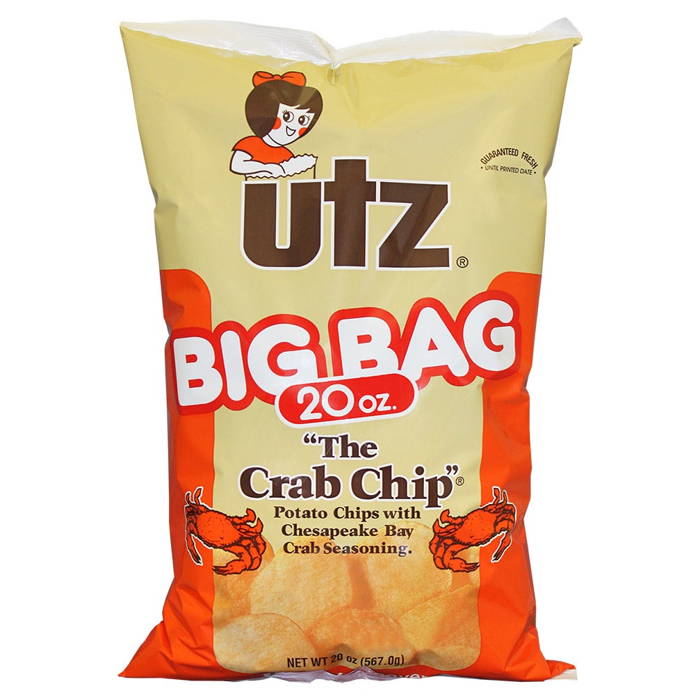 UTZ CRAB POTATO CHIPS 20 OUNCES - Image 1