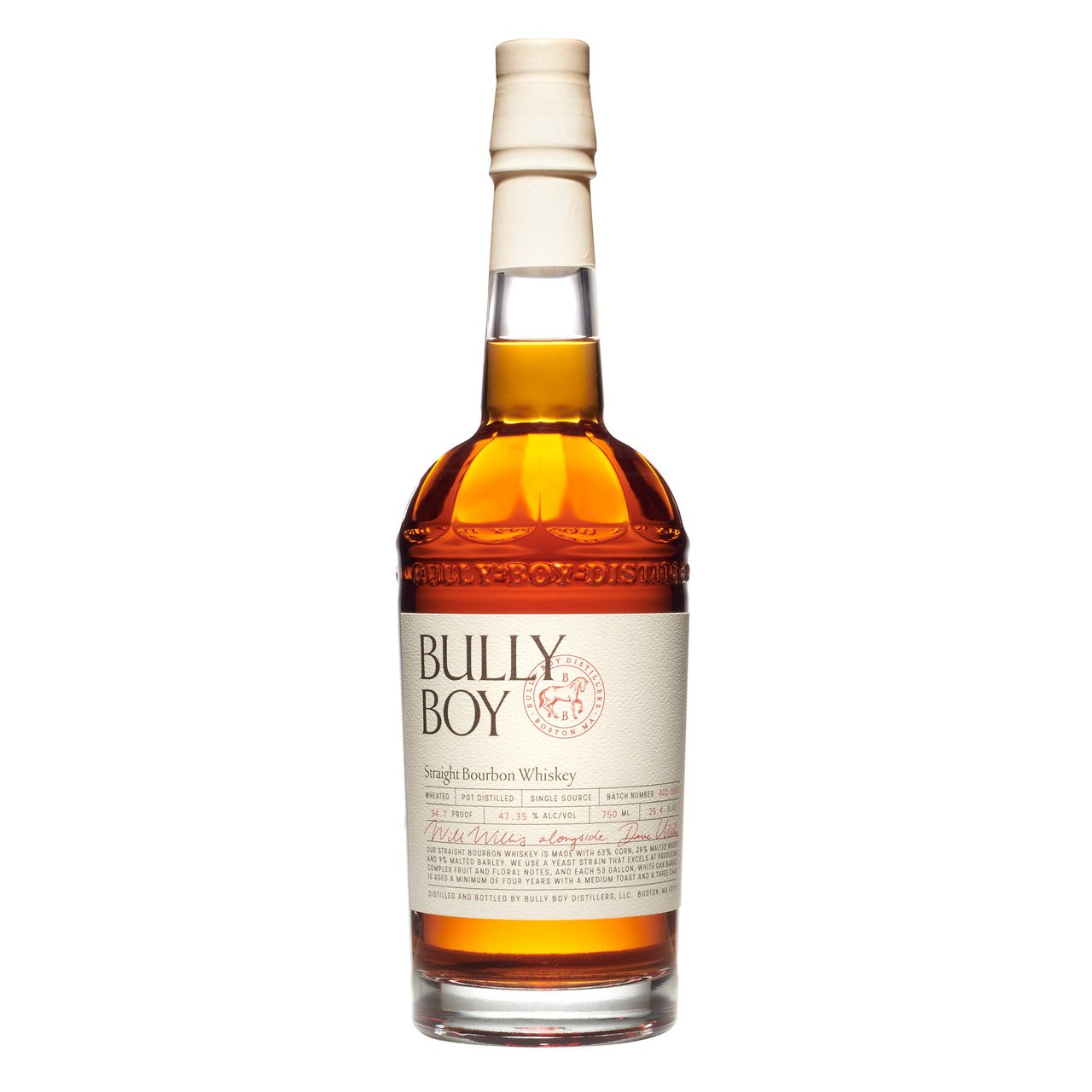 Bully Boy Straight Bourbon Whiskey Massachusetts 750ml