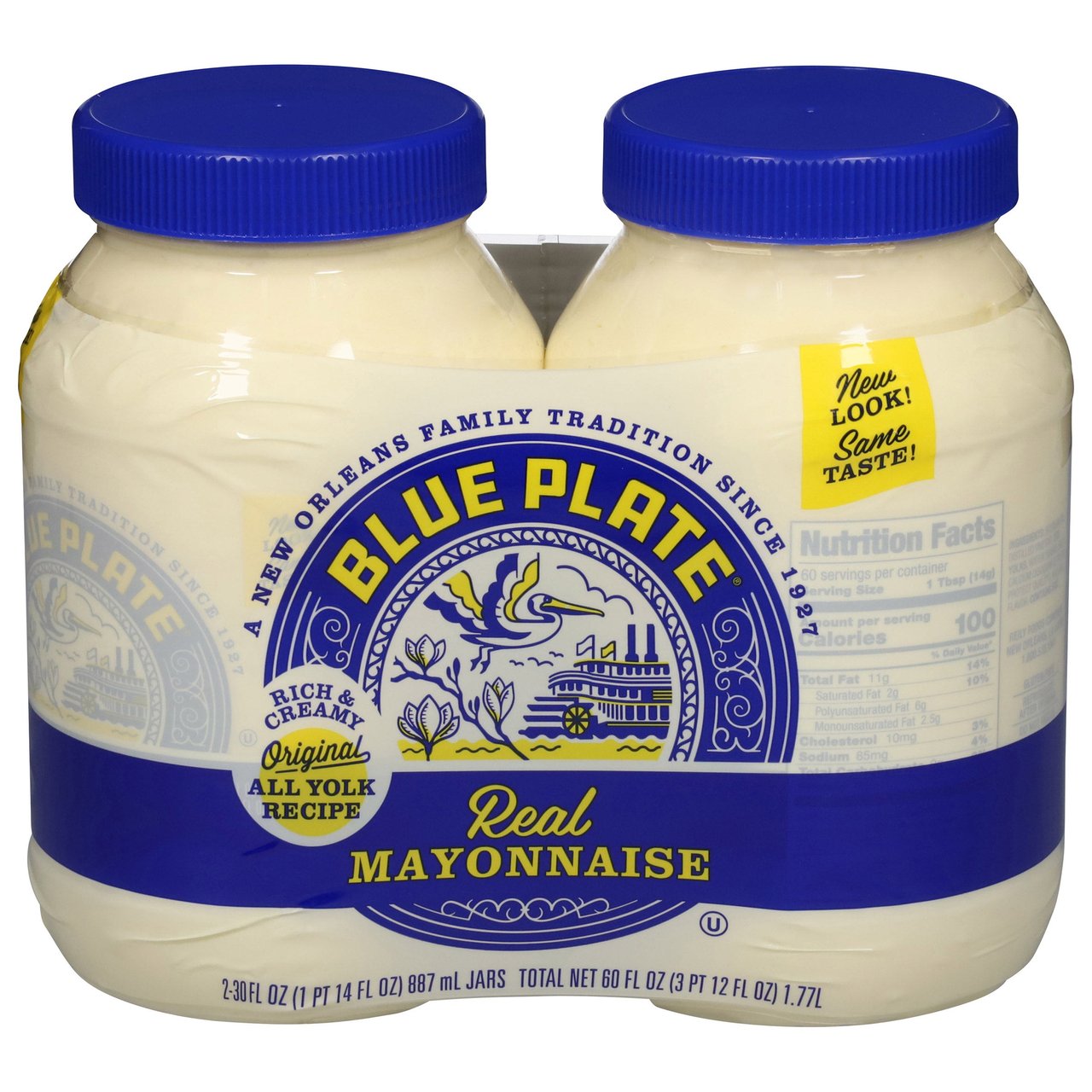 Blue Plate Real Mayonnaise, 2-Pack / 30 oz Each - Image 1