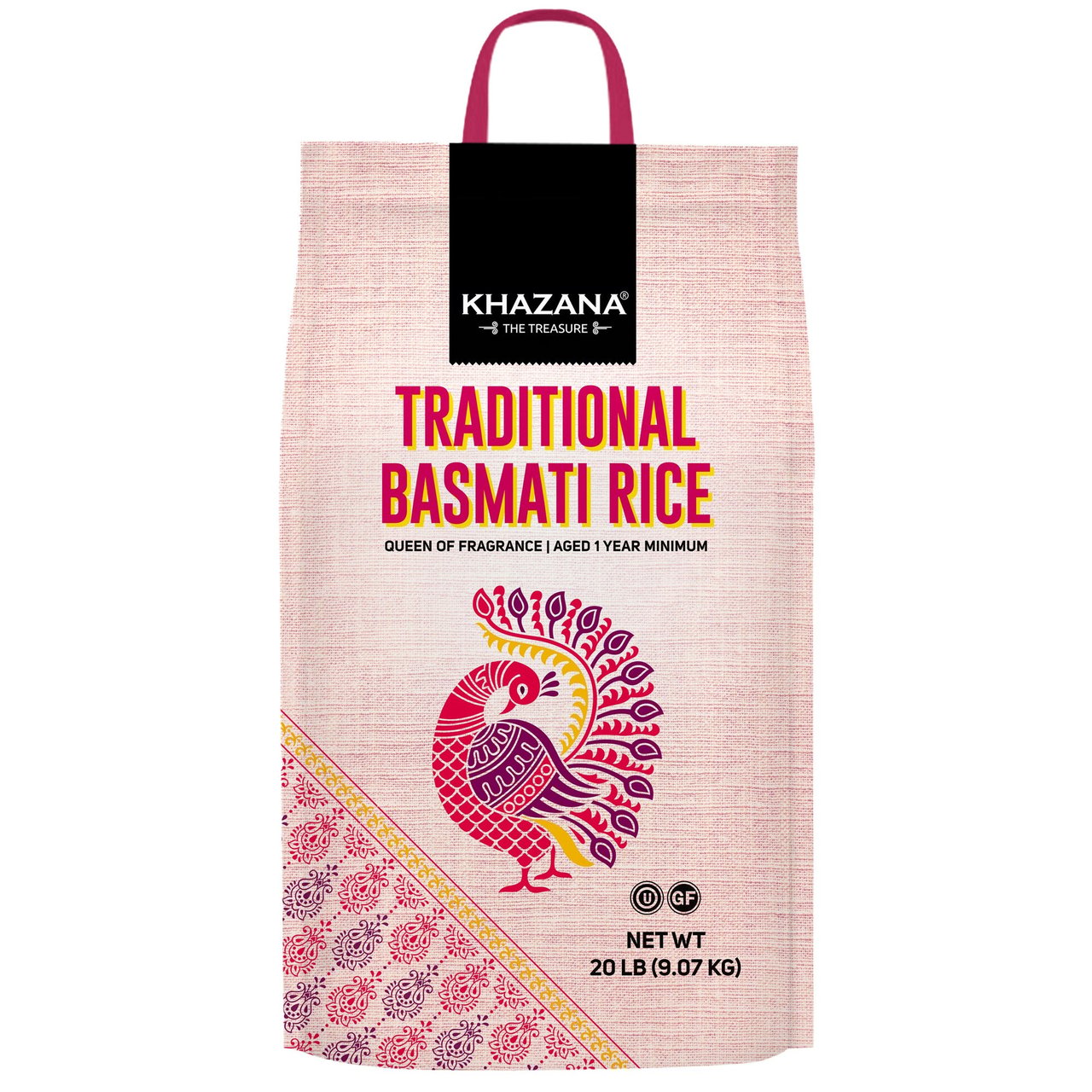 Khazana Traditional Basmati Rice 20 lbs - Image 1