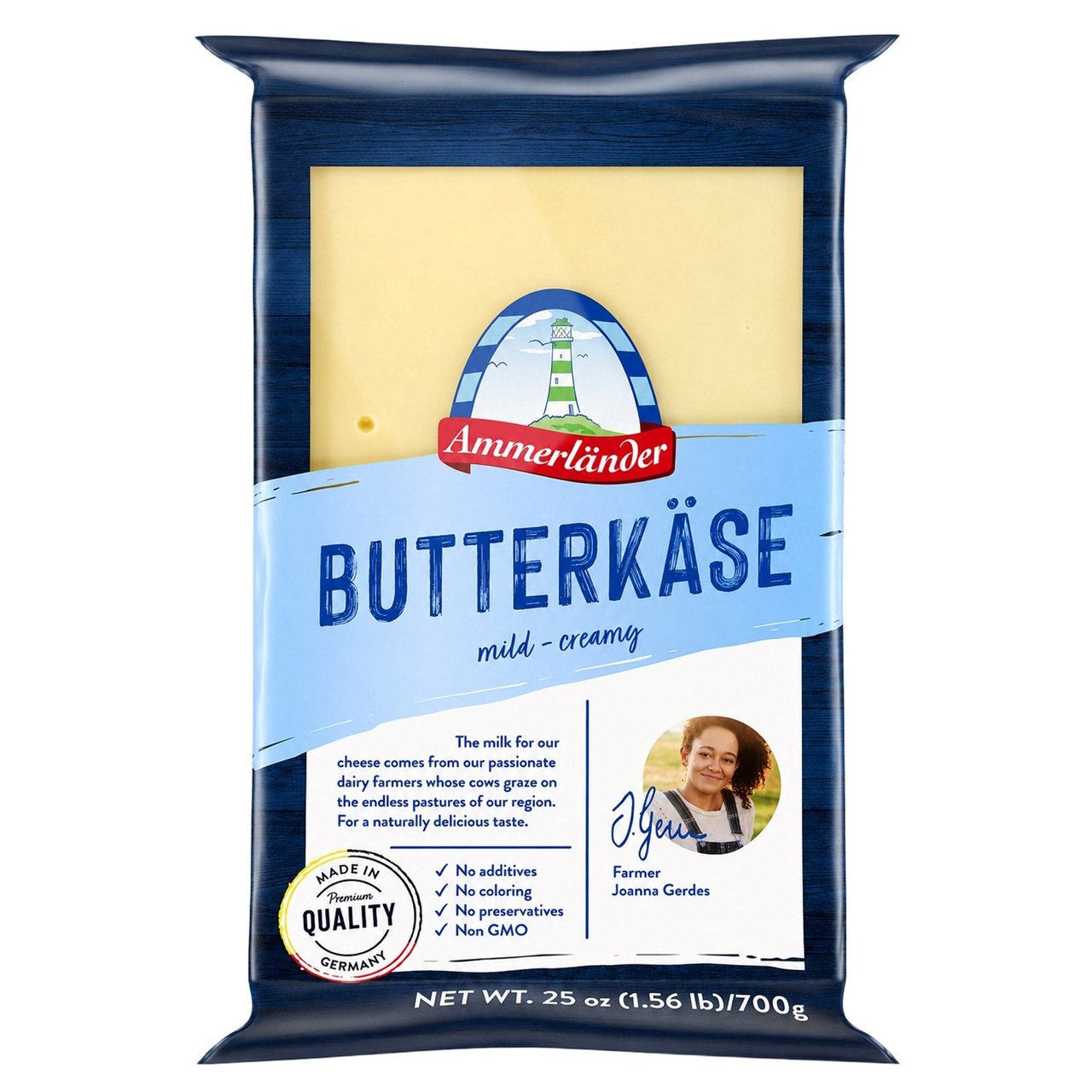 AMMERLANDER BUTTERKASE 25 OZ (1.56 LBS) - Image 1
