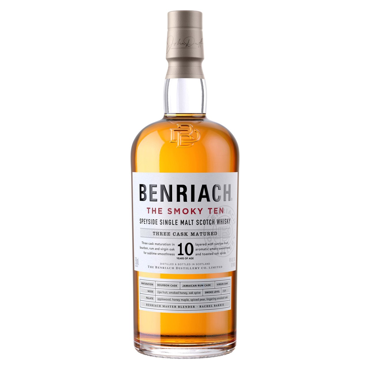 BenRiach The Smoky Ten Single Malt Scotch Whisky 750ML - Image 1
