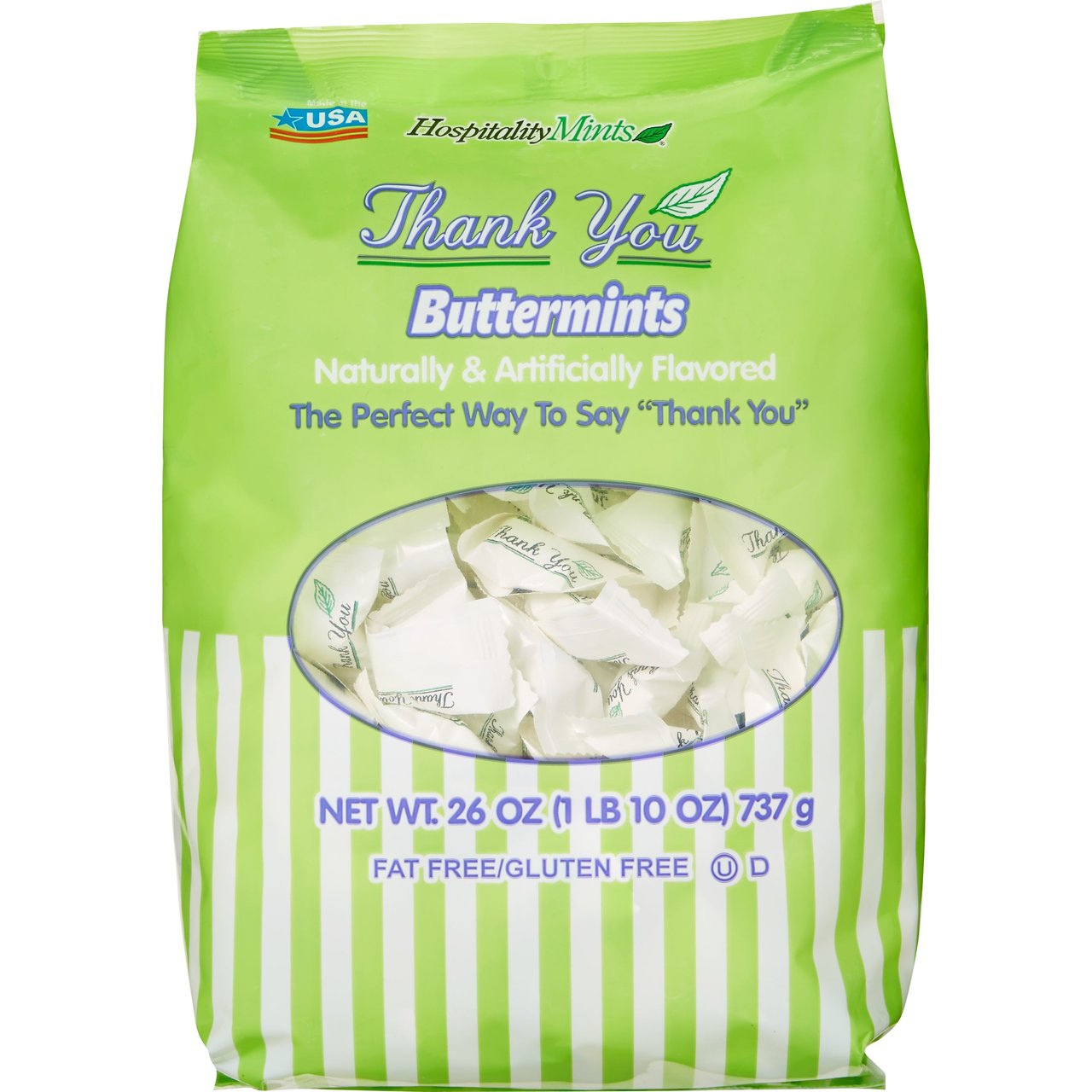 Hospitality Mints Thank You Buttermints, 26 oz - Image 1