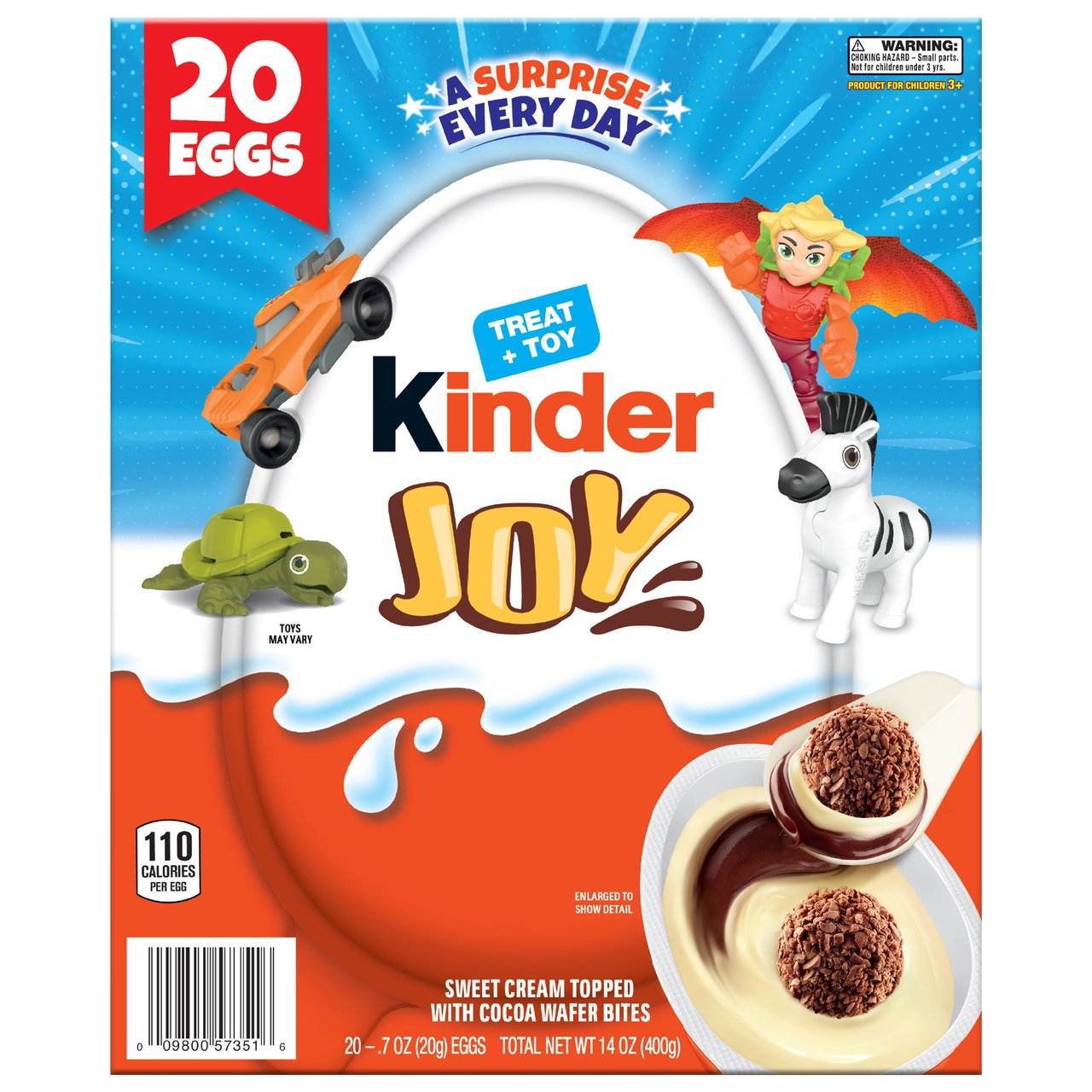 Kinder Joy Treat + Toy 20/0.7 oz - Image 1