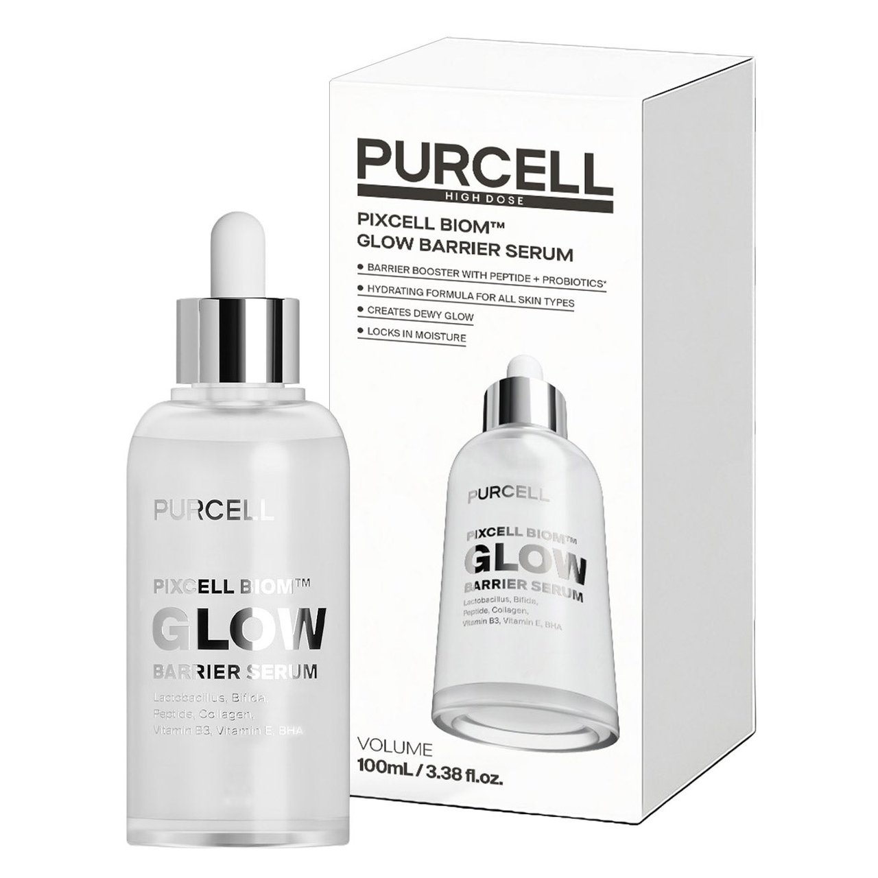 PIXCELL BIOM GLOW BARRIER SERUM 3.38 FL OZ - Image 1