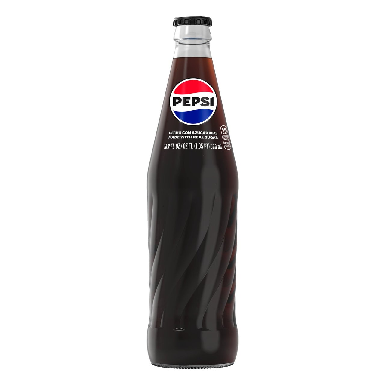 Pepsi Glass Bottle, 24-Count, 16.9 fl oz